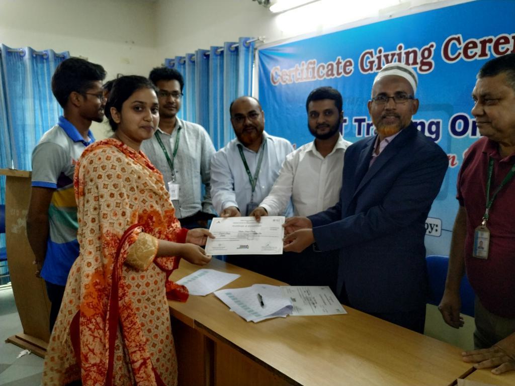 CSE students received certificates for skill development on Mobile Game and Application Development from Ministry of ICT